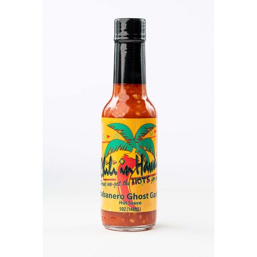Chili in Hawaii - Habanero Ghost Garlic Hot Sauce