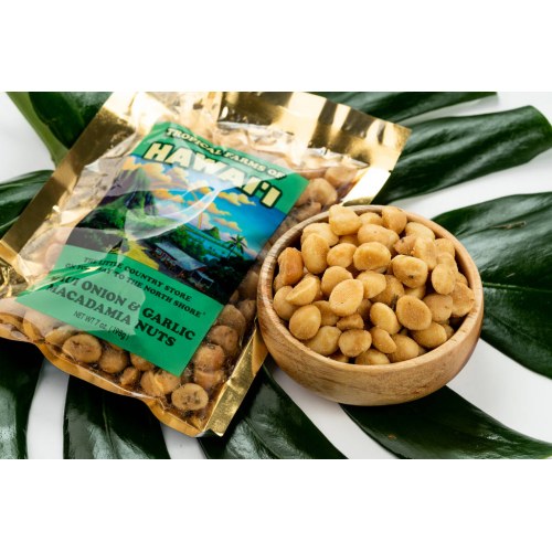 Macadamia Nuts - Maui Onion and Garlic 8 oz