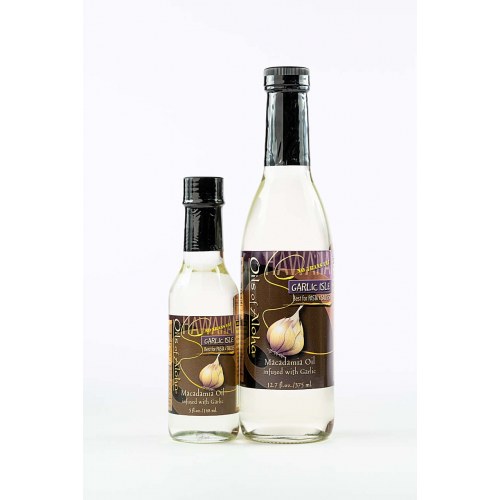 Oils of Aloha - Garlic Macadamia oil - best for pasta and sauces