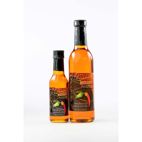 Oils of Aloha - Macadamia oil infused with chilis - best for basting and bbq