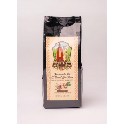 Tropical Farms Macadamia Nut Ground Coffee 8 oz