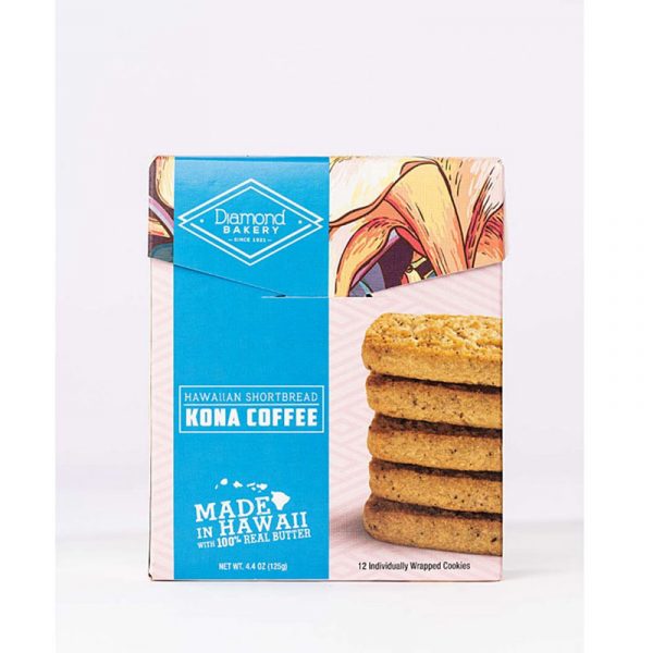 Diamond Bakery Hawaiian Shortbread Kona Coffee Cookies
