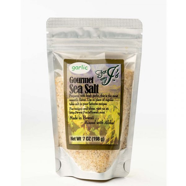 For J's Gourmet Sea Salt - Garlic Flavor