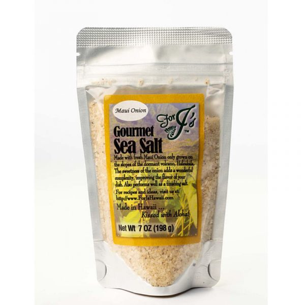 For J's Gourmet Sea Salt - Maui Onion Flavor