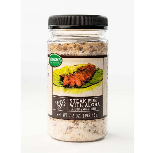 For J Steak Rub with Aloha - Kona Coffee Flavor