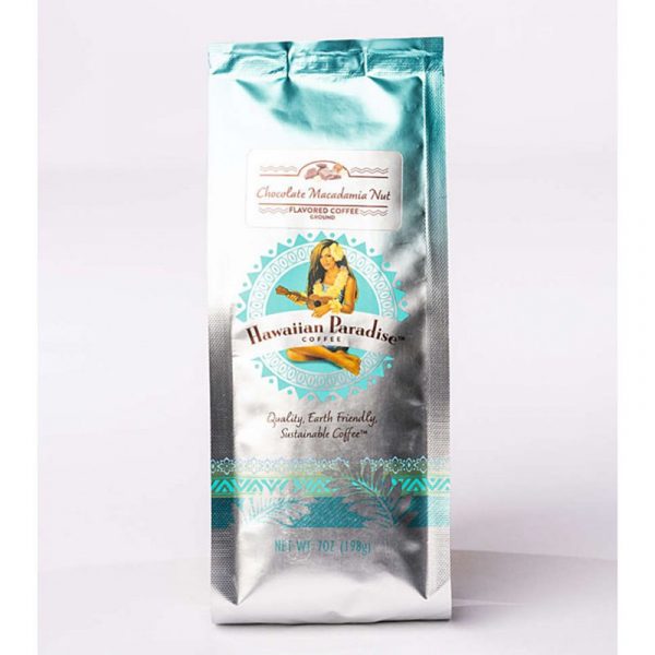 Hawaiian Paradise Flavored Ground Coffee - Chocolate Mac Nut