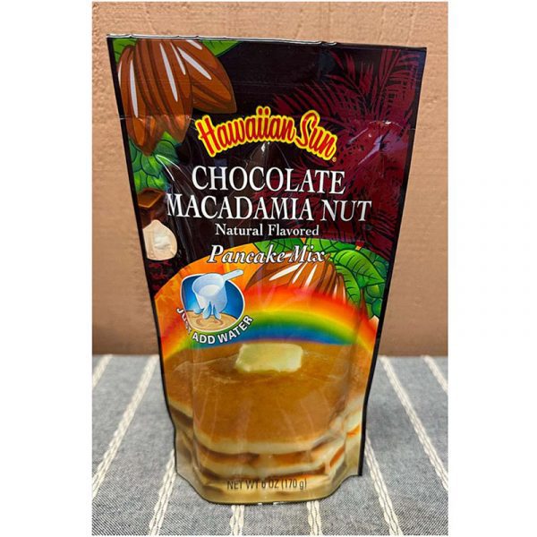 Hawaiian Sun Natural Flavored Pancake Mix in Chocolate Macadamia Nut
