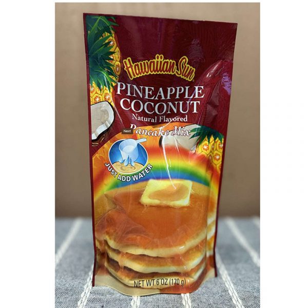 Hawaiian Sun Natural Flavored Pancake Mix in Pineapple Coconut