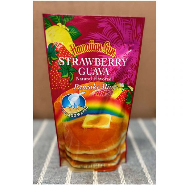 Hawaiian Sun Natural Flavored Pancake Mix in Strawberry Guava